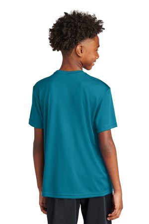 Youth Competitor Moisture Wicking Short Sleeve Crewneck T-Shirt – Tropic Blue
