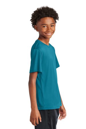 Youth Competitor Moisture Wicking Short Sleeve Crewneck T-Shirt – Tropic Blue