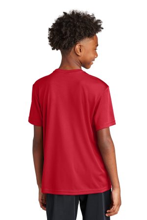 Youth Competitor Moisture Wicking Short Sleeve Crewneck T-Shirt – True Red