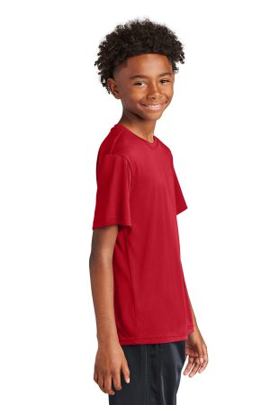 Youth Competitor Moisture Wicking Short Sleeve Crewneck T-Shirt – True Red