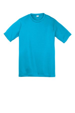 Youth Competitor Moisture Wicking Short Sleeve Crewneck T-Shirt – Atomic Blue