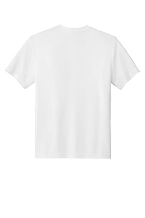 Youth Competitor Moisture Wicking Short Sleeve Crewneck T-Shirt – White