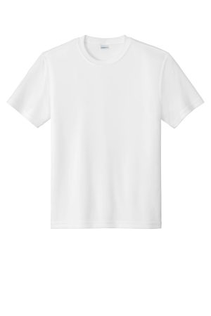 Youth Competitor Moisture Wicking Short Sleeve Crewneck T-Shirt – White