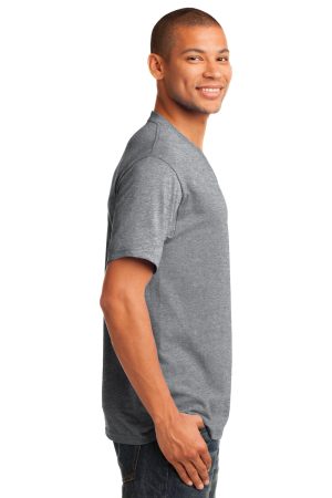 Mens Core Short Sleeve V-Neck T-Shirt – Heather Grey