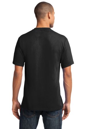 Mens Core Short Sleeve V-Neck T-Shirt – Jet Black