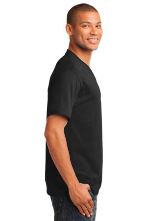 Mens Core Short Sleeve V-Neck T-Shirt – Jet Black
