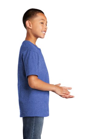 Youth Core Short Sleeve Crewneck T-Shirt – Heather Royal Blue