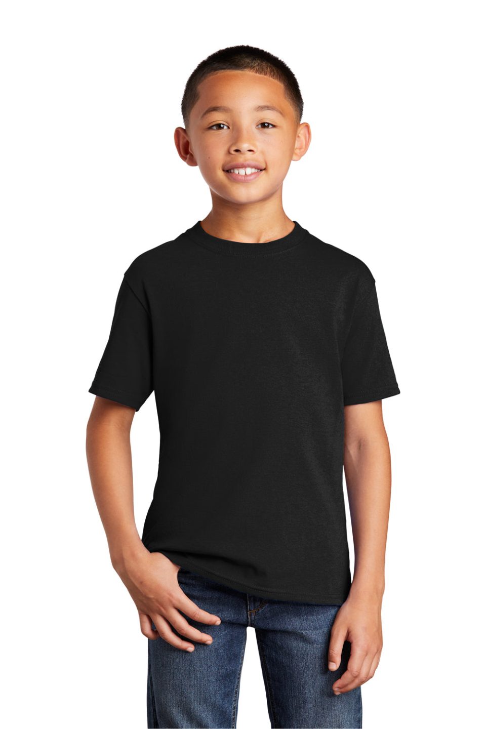 Youth Core Short Sleeve Crewneck T-Shirt - Jet Black