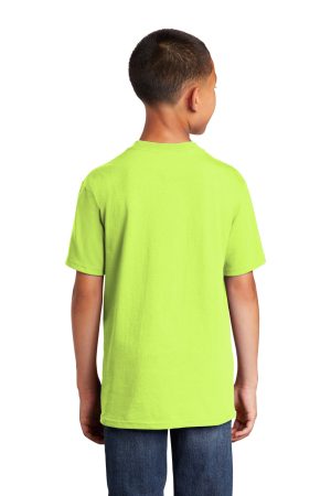Youth Core Short Sleeve Crewneck T-Shirt – Neon Yellow