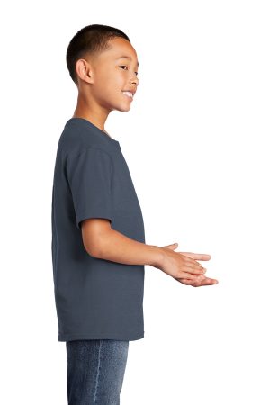 Youth Core Short Sleeve Crewneck T-Shirt – Steel Blue