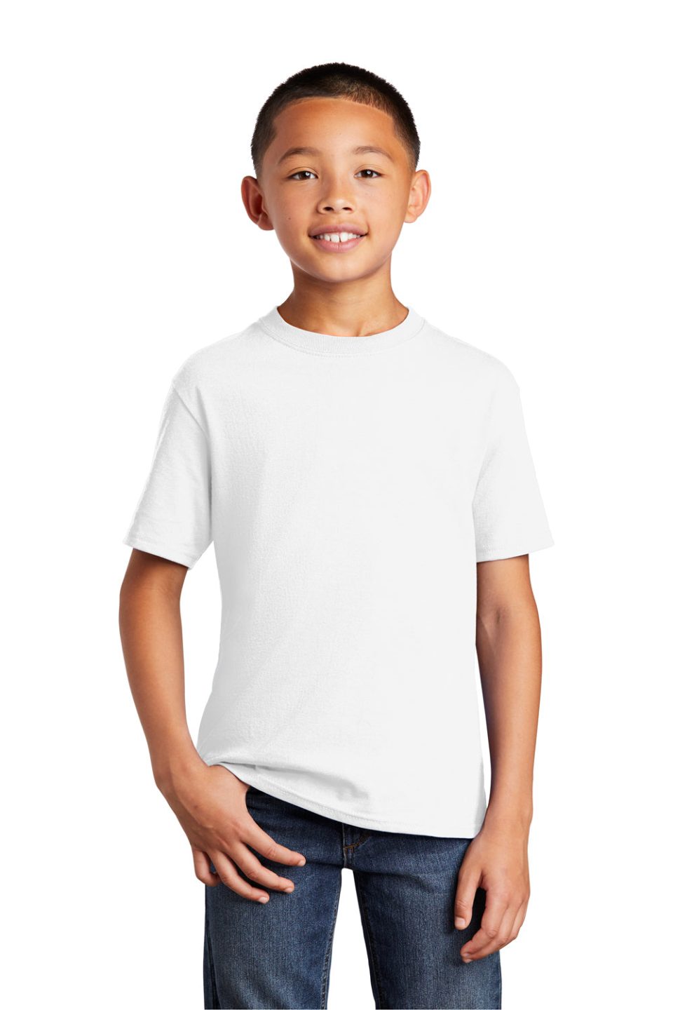 Youth Core Short Sleeve Crewneck T-Shirt - White
