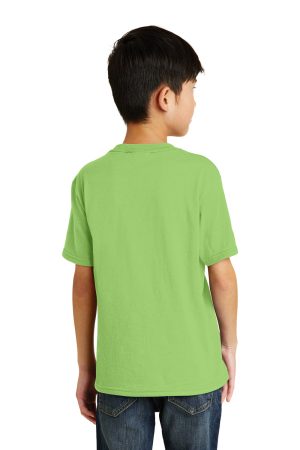 Youth Core Short Sleeve Crewneck T-Shirt – Lime Green