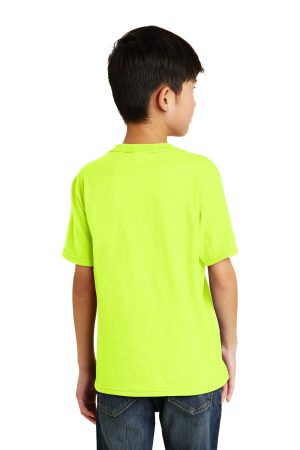 Youth Core Short Sleeve Crewneck T-Shirt – Safety Green