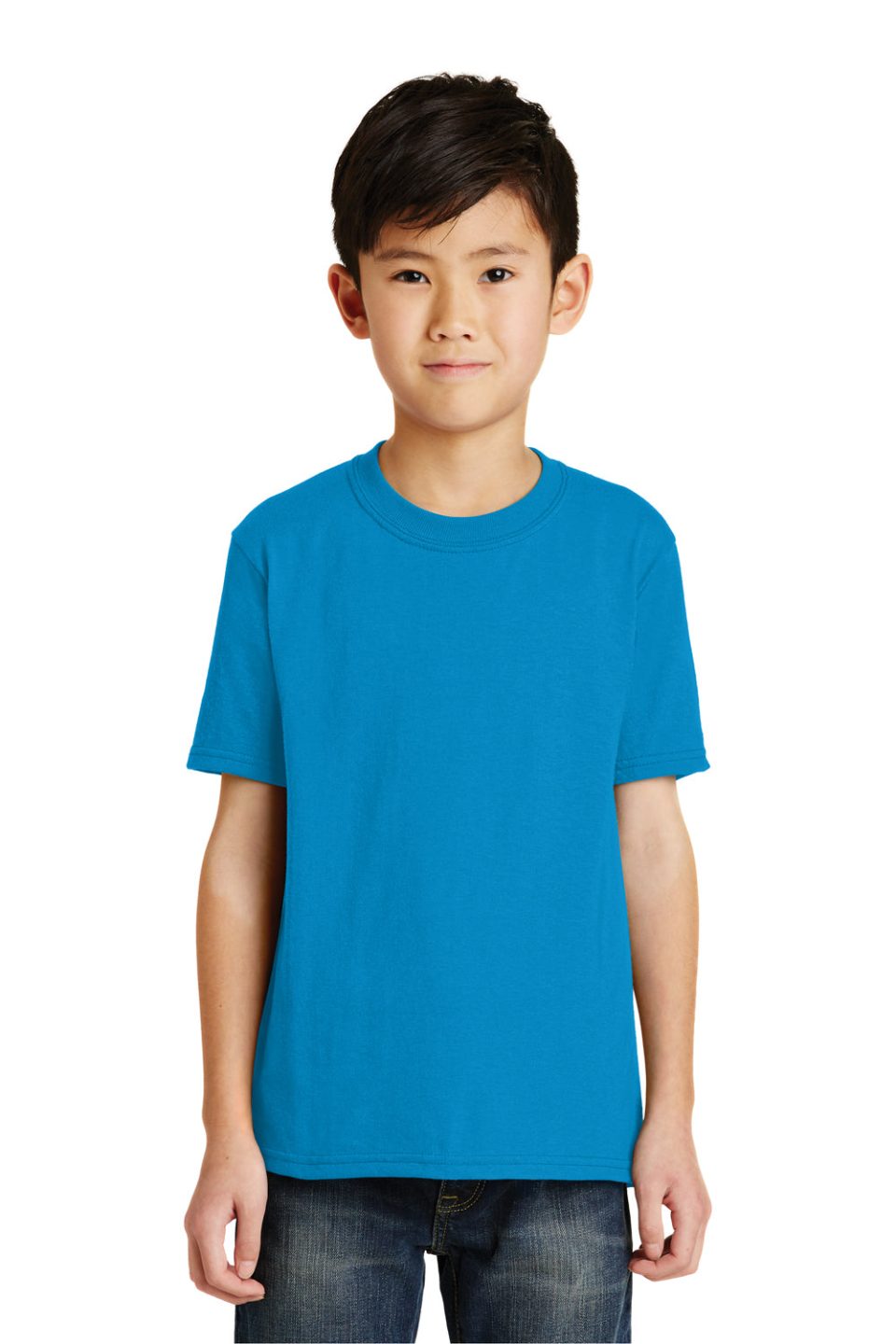 Youth Core Short Sleeve Crewneck T-Shirt - Sapphire Blue